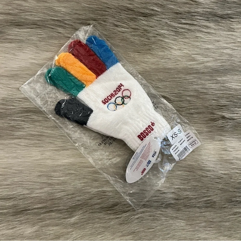 NEW OLYMPIC GLOVES Official Merchandise Olympic Games Sochi 2014 Bosco Sport S